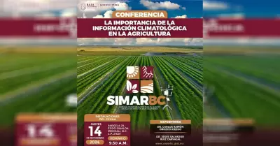 Invita SADERBC a conferencia sobre la importancia de la informacin climatolgic