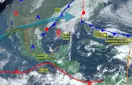 Frente fro y tormenta tropical Rafael generarn lluvias en regiones de Mxico