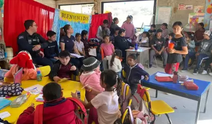 Refuerza Gobierno de Ensenada la seguridad y valores en la ni�ez del ejido San S