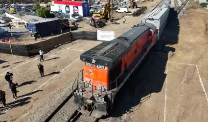 Inician obras y operacin de aduana de exportacin ferroviaria por Tijuana