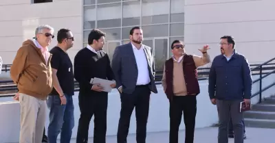 Recorre alcalde Ismael Burgueo zona donde se instalar la Universidad Rosario C