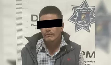 Detienen a hombre por ataque peligroso a agente de la DSPM y portacin de arma p