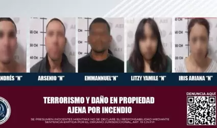 Vinculan a proceso a cinco personas detenidas con armas, cargadores y cartuchos