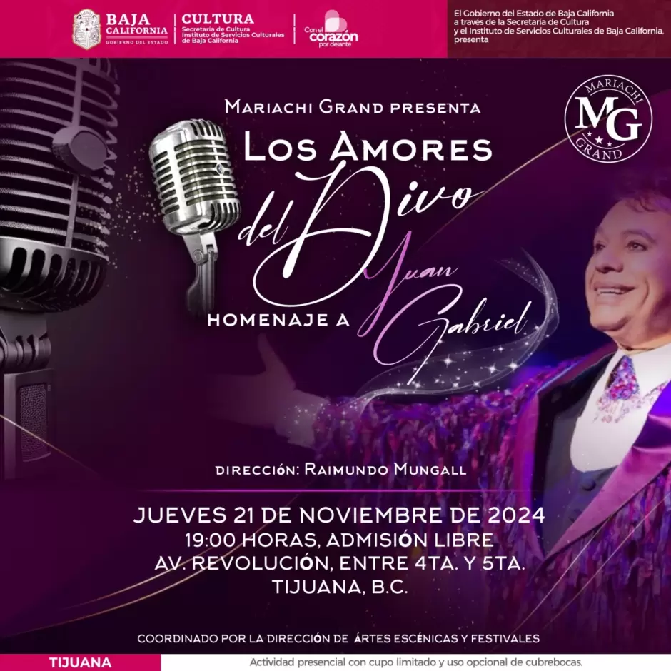 Celebran a Juan Gabriel con homenaje en Avenida Revolucin para conmemorar el Da Internacional del Msico