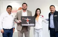 Recibe Alcalde Ismael Burgueo a la atleta olmpica tijuanense Daniela Souza