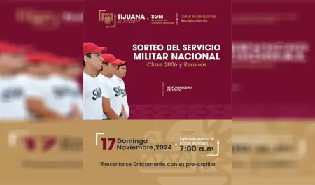 Realizarn prximo domingo 17 de noviembre el Sorteo del Servicio Militar Nacion