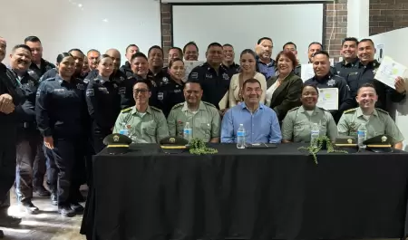 Curso de bsqueda y rescate en desastres naturales impartido por la Polica Naci