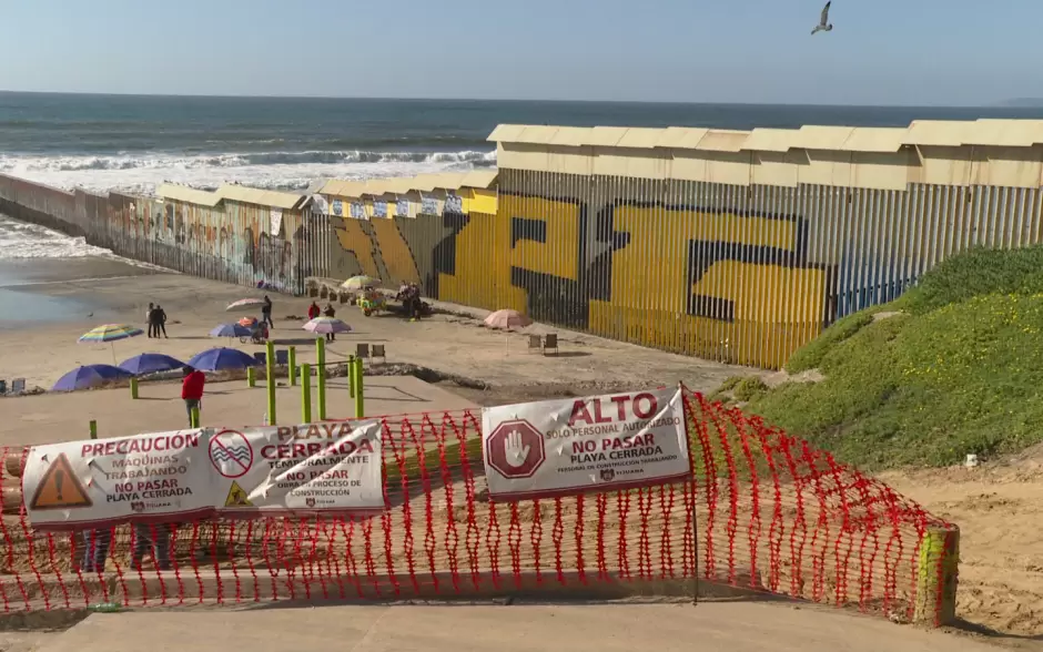 Peligro en Playas de Tijuana por marea alta