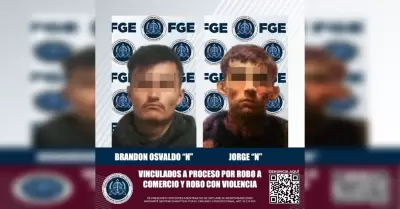 Dos imputados por presunta responsabilidad en robos con violencia