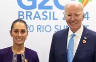 Sheinbaum se rene con Biden y Justin Trudeau en Cumbre del G20