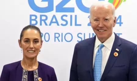 Claudia Sheinbaum y Joe Biden