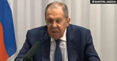 Sergui Lavrov, ministro de Exteriores ruso.