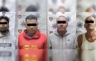 Polica municipal captura a cuatro fugitivos de la ley