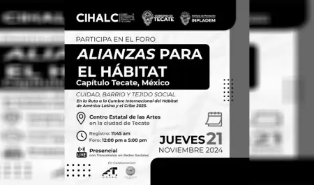 Ser Tecate sede del foro "Alianzas para el hbitat": INPLADEM