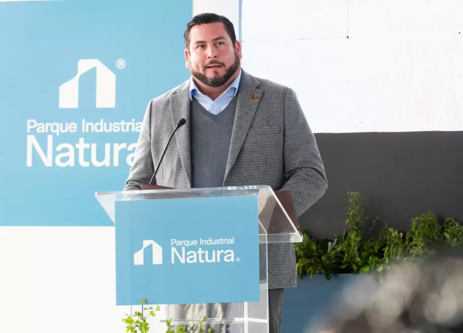 Ismael Burgueo Ruiz, en presentacin del "Parque Industrial Natura"