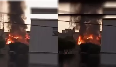 Incendio gener densa columna de humo en la colonia Mariano Matamoros Centro