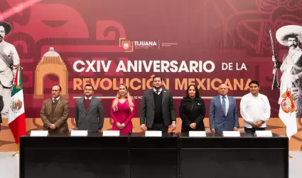 Conmemora el XXV Ayuntamiento de Tijuana el 114 aniversario de la revolucin mex