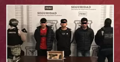 Detienen a tres presuntos delincuentes en Tijuana