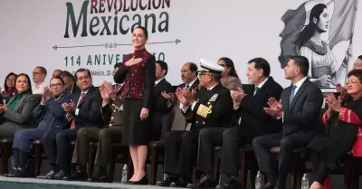 Aniversario de la Revolucin Mexicana, la Presidenta de Mxico, Claudia Sheinbau