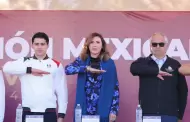 Gobernadora Marina del Pilar encabeza desfile cvico-militar en Mexicali por el 114 aniversario de la Revolucin Mexicana