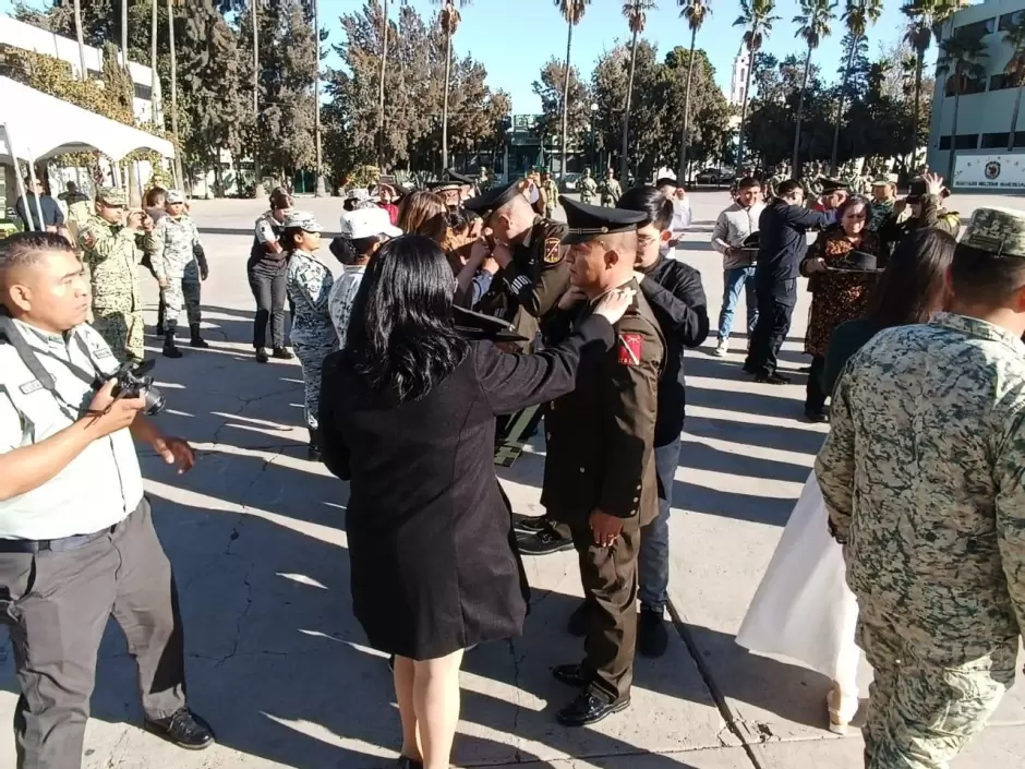 Realizan ceremonia de ascenso de personal en Segunda Zona Militar