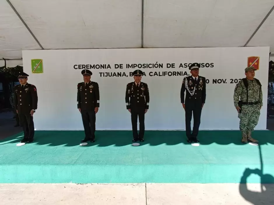 Realizan ceremonia de ascenso de personal en Segunda Zona Militar