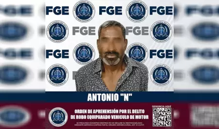 Cumplimenta FGE orden de aprehensin por robo equiparado de vehculo