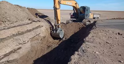 La SICT realiza trabajos en la carretera Mexicali-San Felipe