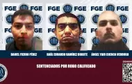 FGE logra sentencias condenatorias para tres hombres responsables de robo calificado