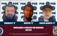 La FGE obtiene vinculacin a proceso de tres individuos por diversos delitos