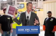 Gobernador Newsom promueve empleos sostenibles durante visita a planta de cemento de bajas emisiones en Kern County