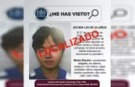 Localizan a Zichen Lin, reportado como desaparecido