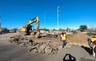 CESPM construye colector pluvial en la colonia aurora para combatir encharcamientos