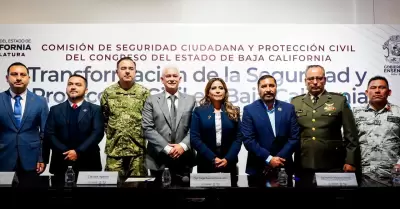 Sesin de la Comisin de Seguridad y Proteccin Ciudadana del Congreso de Baja C