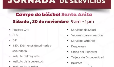 Servicios gratuitos a Santa Anita