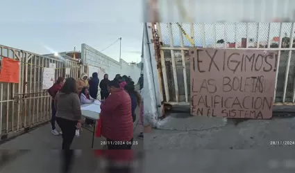 Padres de familia tomaron escuela secundaria en demanda de docentes y boletas