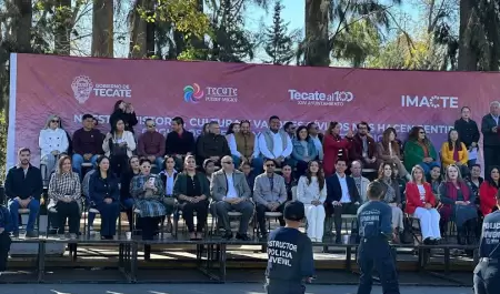 Fiscala general del estado participa en jornada ciudadana en Tecate