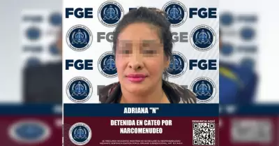 FGE detuvo a una mujer durante un cateo por narcomenudeo