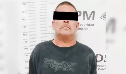 Detienen a hombre por agredir a agente de la DSPM