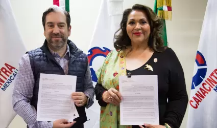 Firman convenio de colaboracin Cultura y Canacintra Mexicali