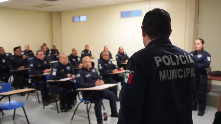 Capacitacin de policas municipales en Tijuana