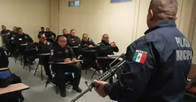 Capacitacin de policas municipales en Tijuana