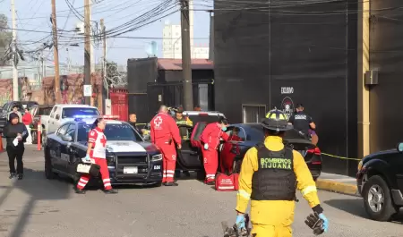 Incidente a un cuadra del bulevar Daz Ordaz y del mercado de todos.