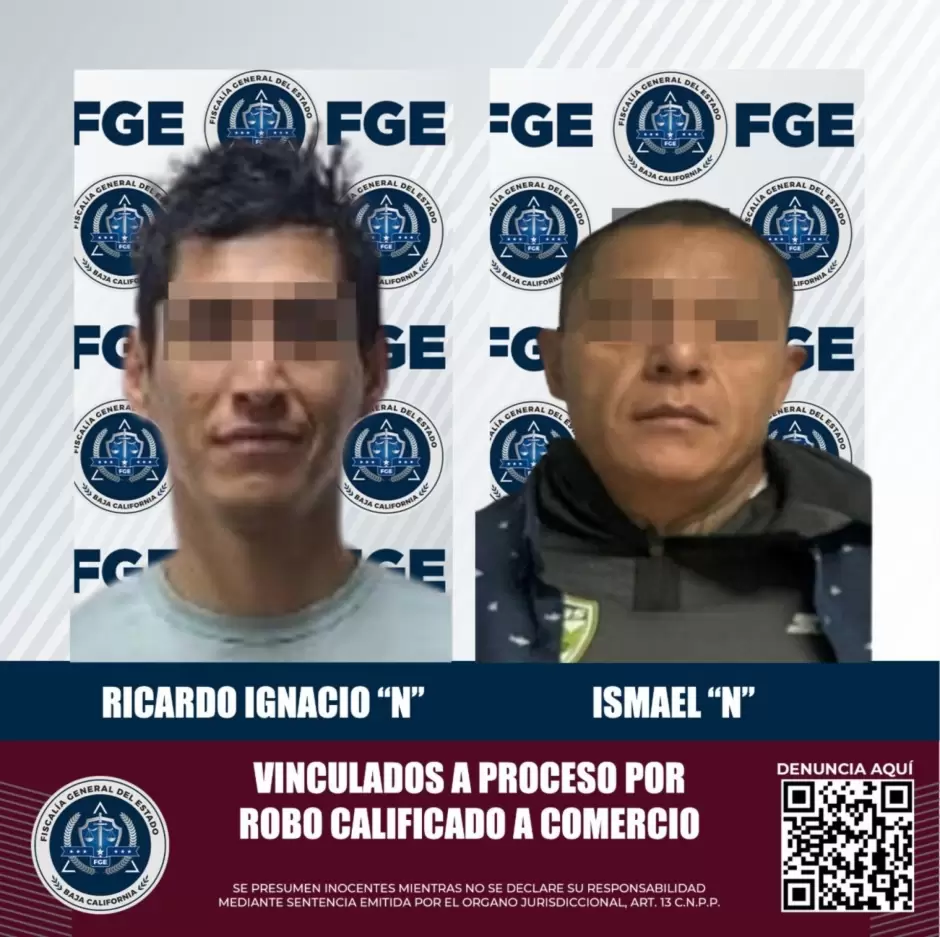 Son vinculados a proceso dos imputados por su presunta responsabilidad en robos con violencia