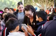 Rocio Adame entrega moderna cubierta metlica a la escuela primaria Adolfo Lpez Mateos, transformando el espacio de aprendizaje y recreacin