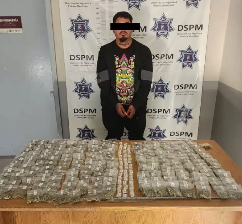 Detienen a hombre con ms de 290 bolsas de droga