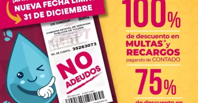 Extienden vigencia del decreto de condonacin de recargos por consumo de agua ha
