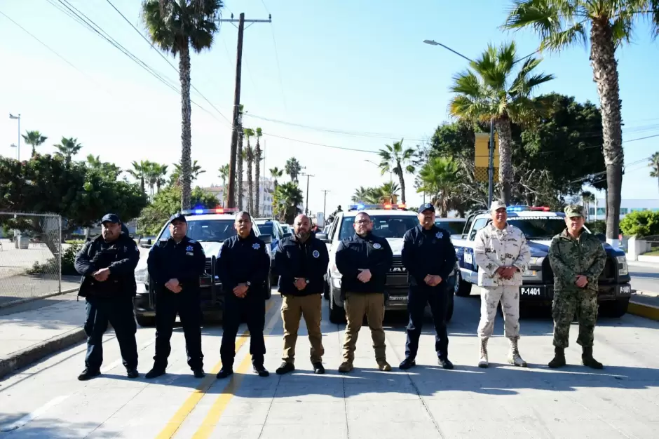 Banderazo del operativo "Diciembre Seguro" en Baja California