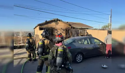 Mueren dos nios en incendio en vivienda de la colonia Francisco Villa