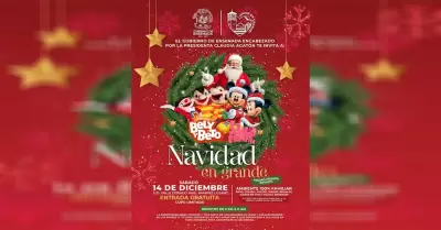 Invita alcaldesa Claudia Agat�n a la magno posada infantil "Navidad en Grande"